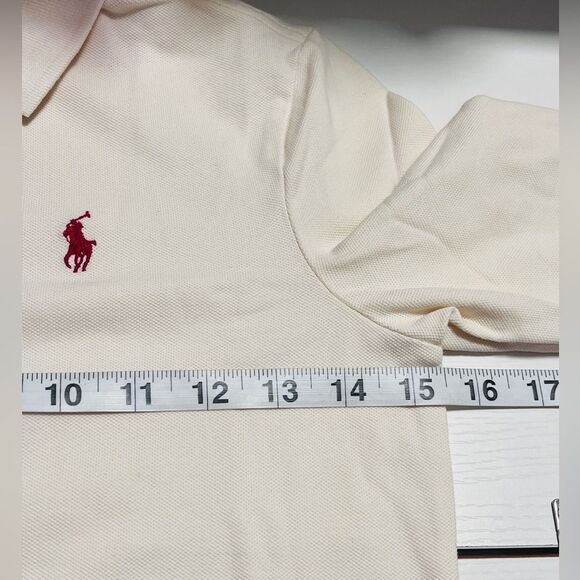Ralph Lauren Youth Girl Polo Shirt Dress Long Sleeve Logo Pony L 14 16 - Picture 7 of 8